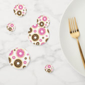Roze & Bruine Strooi Donuts Leuk Partij Tafel Deco Confetti (Groep)