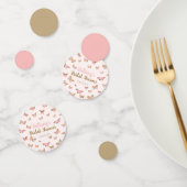 Roze Bruine Vlinder Thema Bruiloft Feest Confetti (Groep)