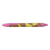 Roze bruine weegschalen zwarte inkt pen (Voorkant)