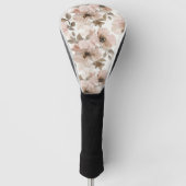 Roze bruine zuidwestelijke bloem golfheadcover (Voorkant)