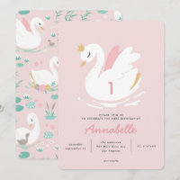 roze bruine zwanenkinderen