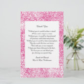 Roze bruisend weddenschap (Staand voorkant)