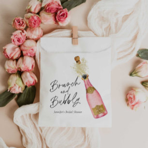 Roze Brunch en Bubbly Vrijgezellenfeest Bedankzakje
