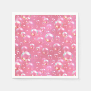 Roze Bubbels Patroon Servet