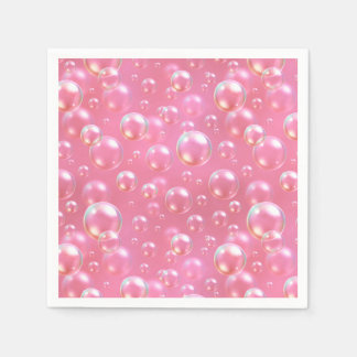 Roze Bubbels Patroon Servet