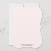 Roze Bubble en Brunch Bruids Douche Uitnodigingen (Achterkant)