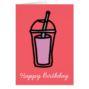 Roze bubelthee van melk