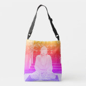 Roze Buddha Crossbody Bag Tas (Achterkant)