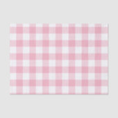 Roze Buffalo Check Pattern Tissuepapier (Voorkant)