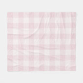 Roze Buffalo Pset Fleece Blanket Deken (Voorkant (Horizontaal))