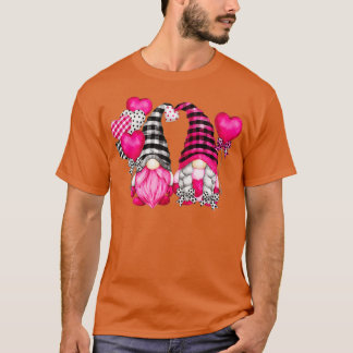 Roze buffelplaat en hartballonnen - Valentijnse  T-shirt