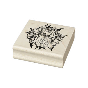 Roze buikdanseres shimmy rubberstempel