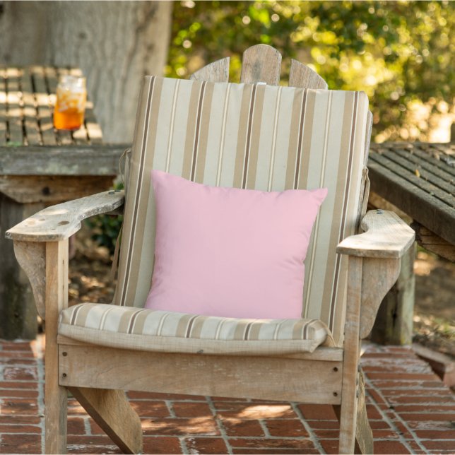 Roze buitenkussen (Stoel)