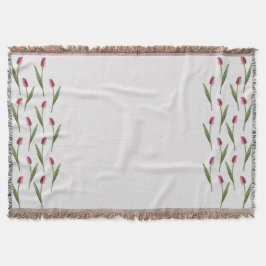 Roze buizen aan de zijkant deken