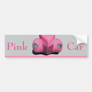Roze Bumpersticker