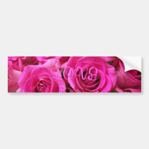 Roze Bumpersticker