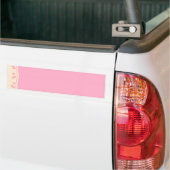 Roze Bumpersticker van de Eyelet Achtergrond (Op Truck)