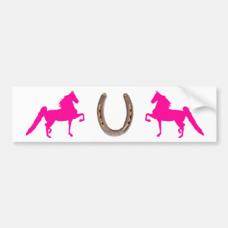  roze Bumpersticker van Zaduwpaarden