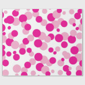 Roze bundel Confetti Patroon Gift Wrap Cadeaupapier (Vlak)