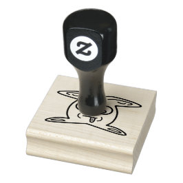 Roze bunny-achtige ding v2 rubberstempel