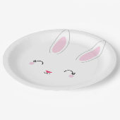 roze BUNNY BIRTHDAY papieren bord (Gekanteld)