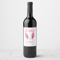 Roze Bunny Ears Baby shower Favor