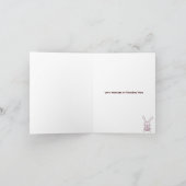 Roze Bunny Organic Planet Notitiekaarten (Binnen)