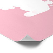 Roze bunny Print (Hoek)