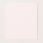 Roze Butterflies Garden Romantic Wedding Visitekaartjes (Binnenkant ongevouwen)