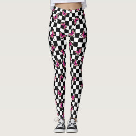 Roze Butterflies Gecontroleerde Leggings van de Sp