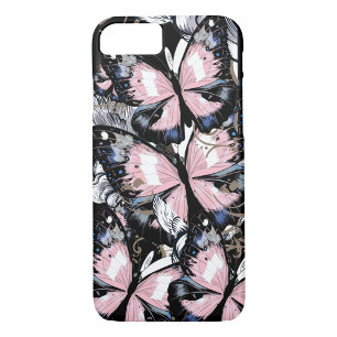 Roze Butterflies iPhone Case
