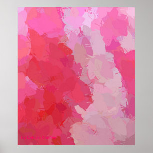  Roze Butterflies Poster