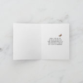 Roze Butterflies Sympathie Hartelijk dank Kaart (Binnen)