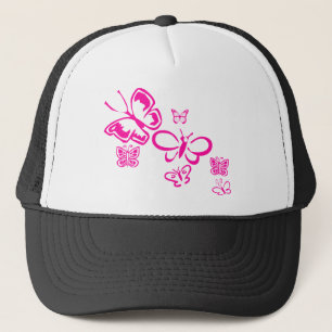 Roze Butterflies Trucker Pet