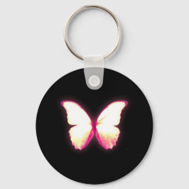 Roze Butterfly Basic Sleutelhanger