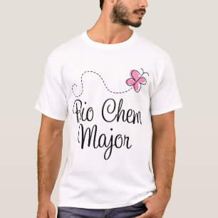Roze Butterfly Bio Chem Major T-shirt Gift