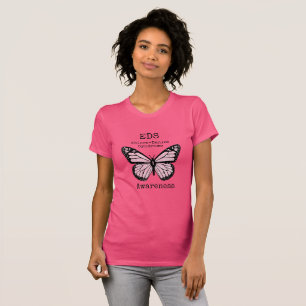 Roze Butterfly EDS Awareness Shirt