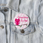 Roze Button "Grandma to be" Baby shower (In situ)