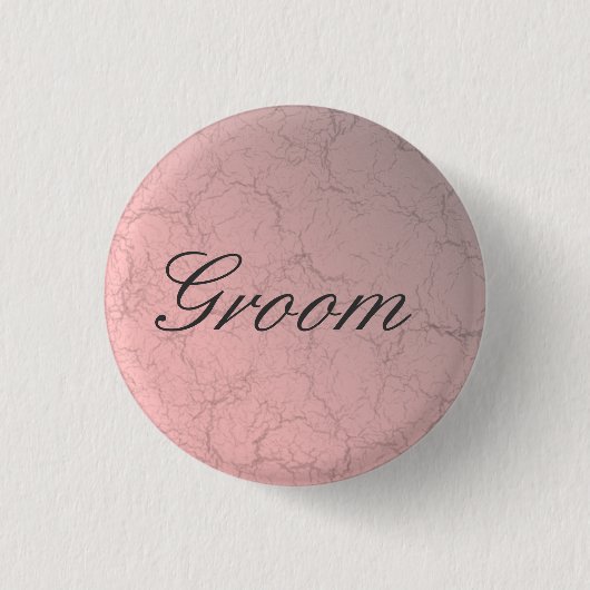 Roze Button van de Groom van de Grunge (Voorkant)