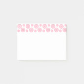 Roze Buttonnen Post-it® Notes (Voorkant)