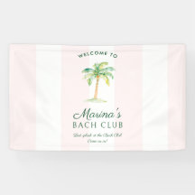 Roze Cabana Strepen Palm Beach Bach Club Welkom