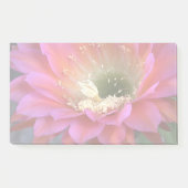Roze cactus-bloem in de woestijn post-it® notes (Voorkant)