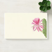 Roze cactus bloem, post-it® notes (Kantoor)