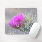Roze Cactus blooms Muismat (Met muis)