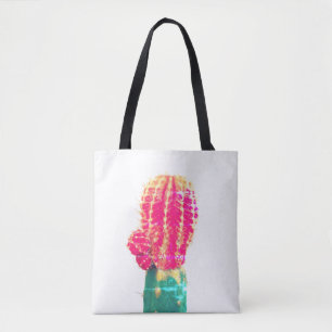 Roze Cactus Foto Boodschappentas Draagtas