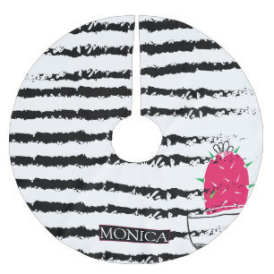 Roze Cactus patroon design Kerstboom Rok