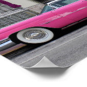 Roze  Cadillac, Florida Poster (Hoek)