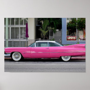Roze Cadillac, Florida Poster