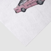Roze Cadillac Tissuepapier (Detail)