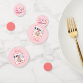 Roze Cake 1st Birthday Tabel Confetti (Groep)